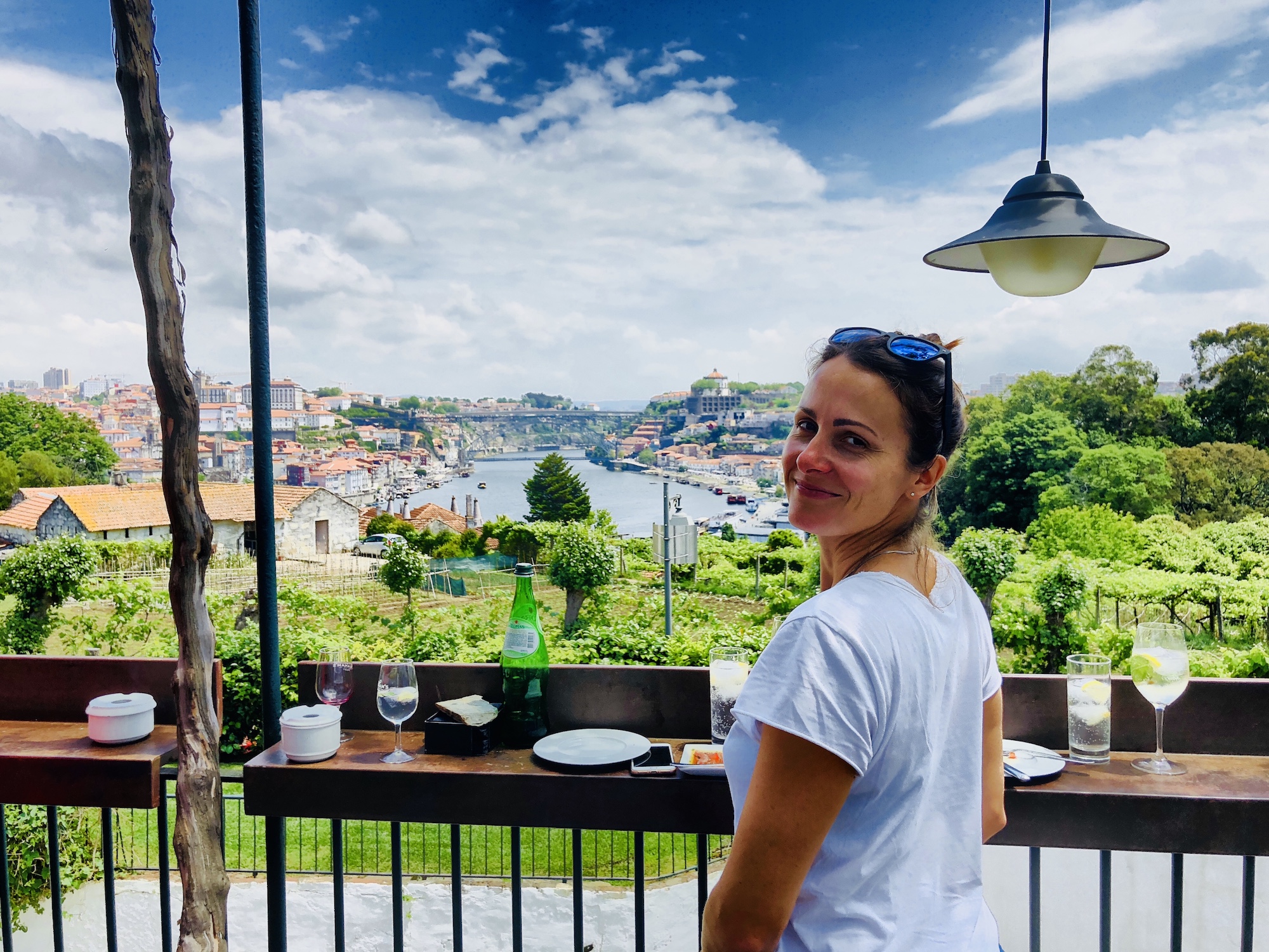 Terrasse mit Aussicht bei Graham's, Porto