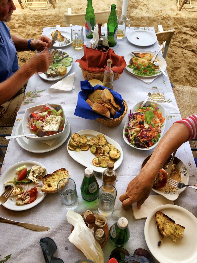 Essen bei Icarus in Kalives, Kreta